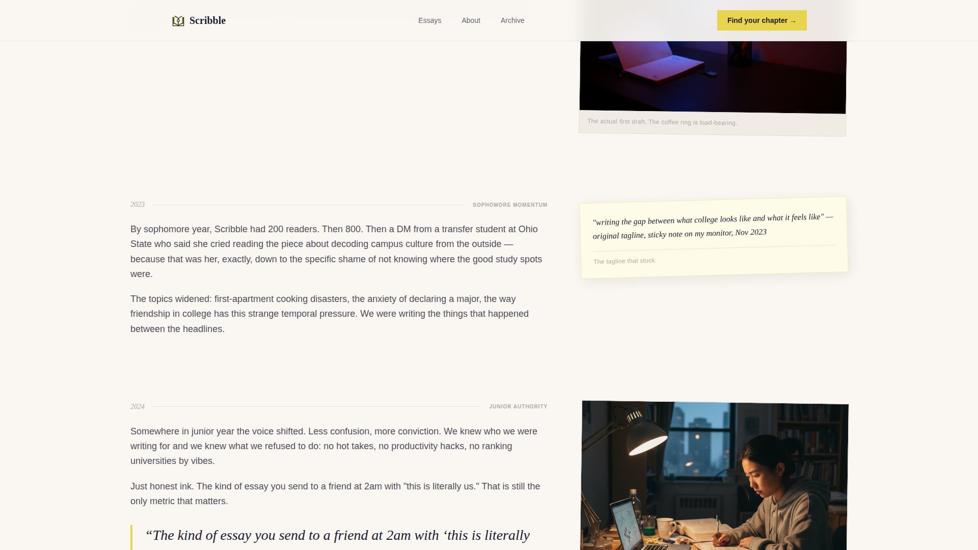 Lifestyle Blog Reviews Website Template