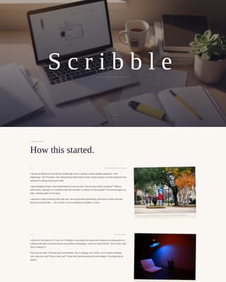 Lifestyle Blog Reviews Website Template