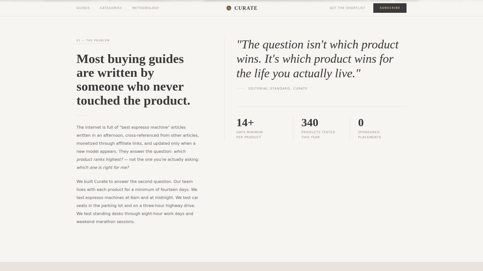 Review & Comparison Site Blog Website Template