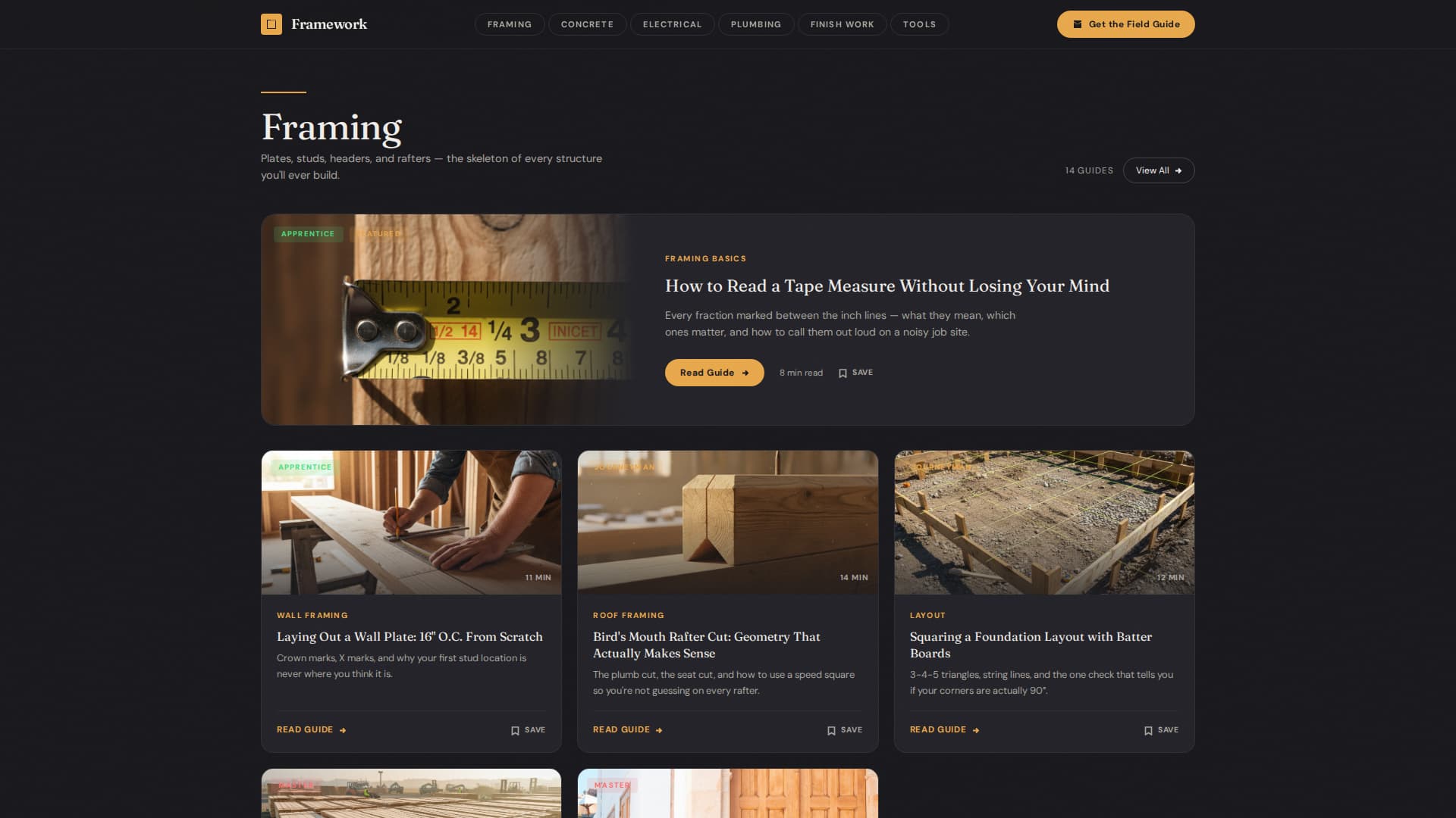 Construction Blog & Media Specialist Blog Website Template