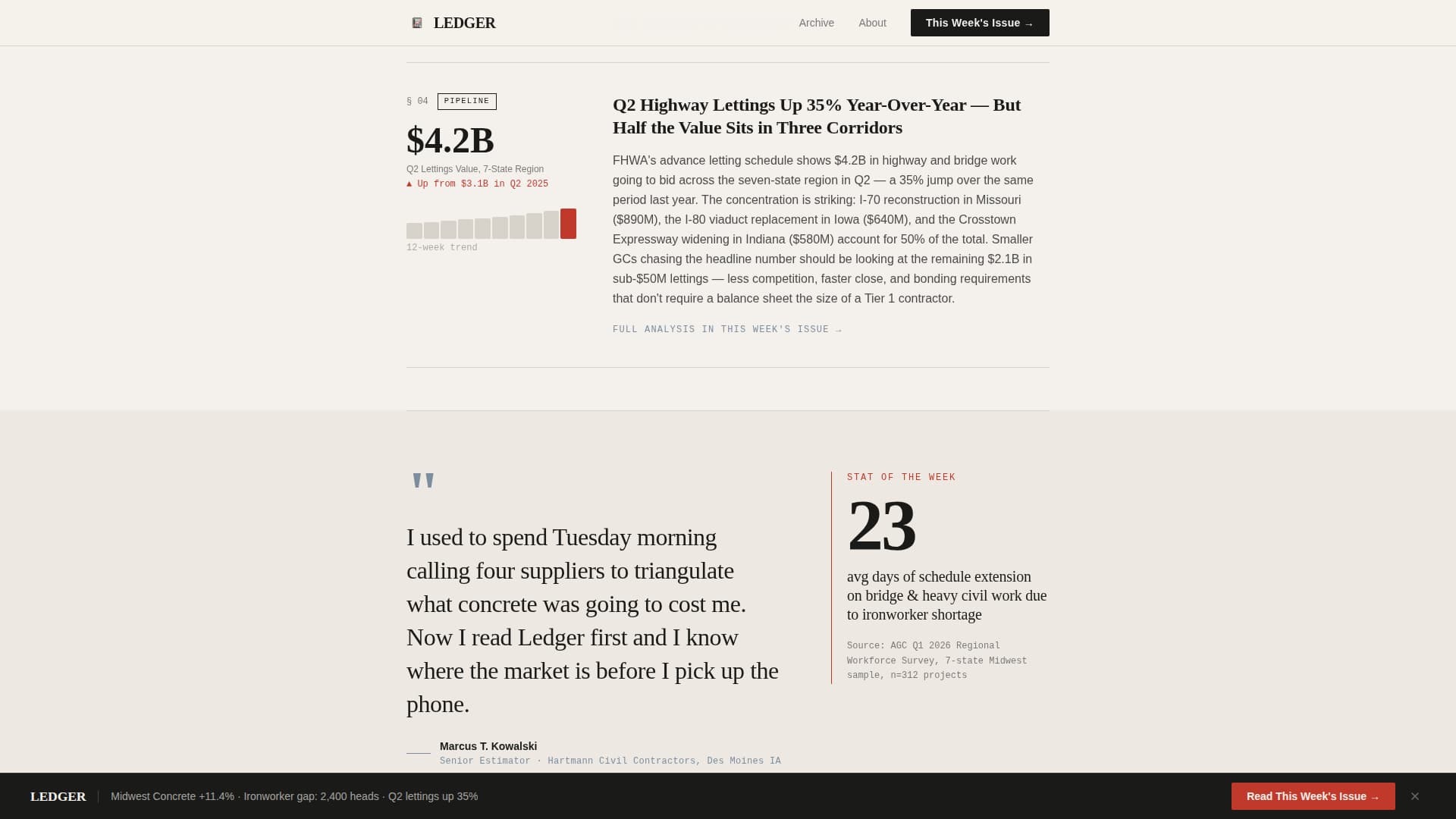 Construction Blog & Media Blog Website Template