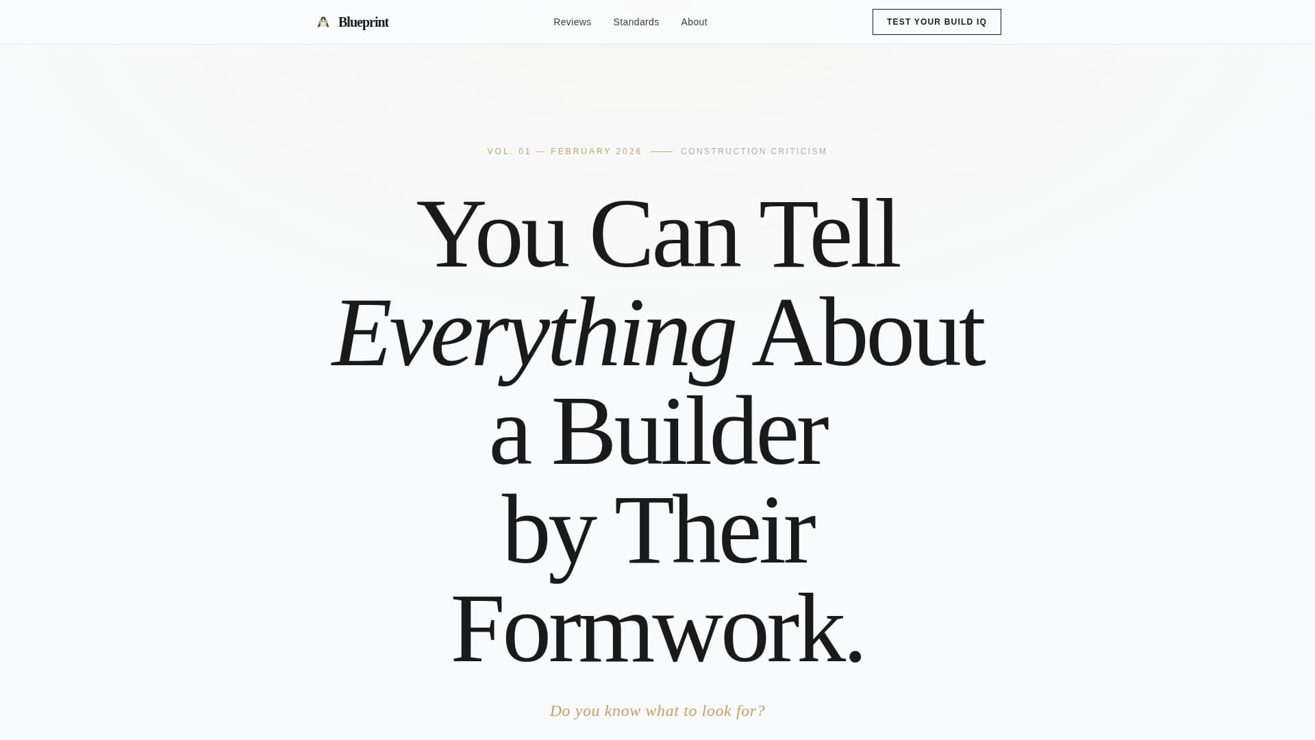 Construction Blog & Media Reviews Website Template