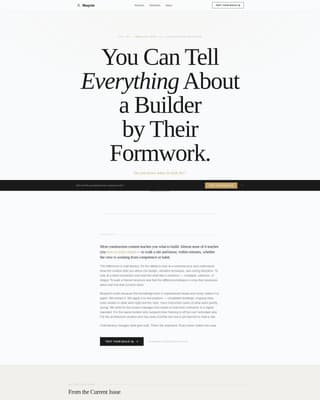 Construction Blog & Media Reviews Website Template
