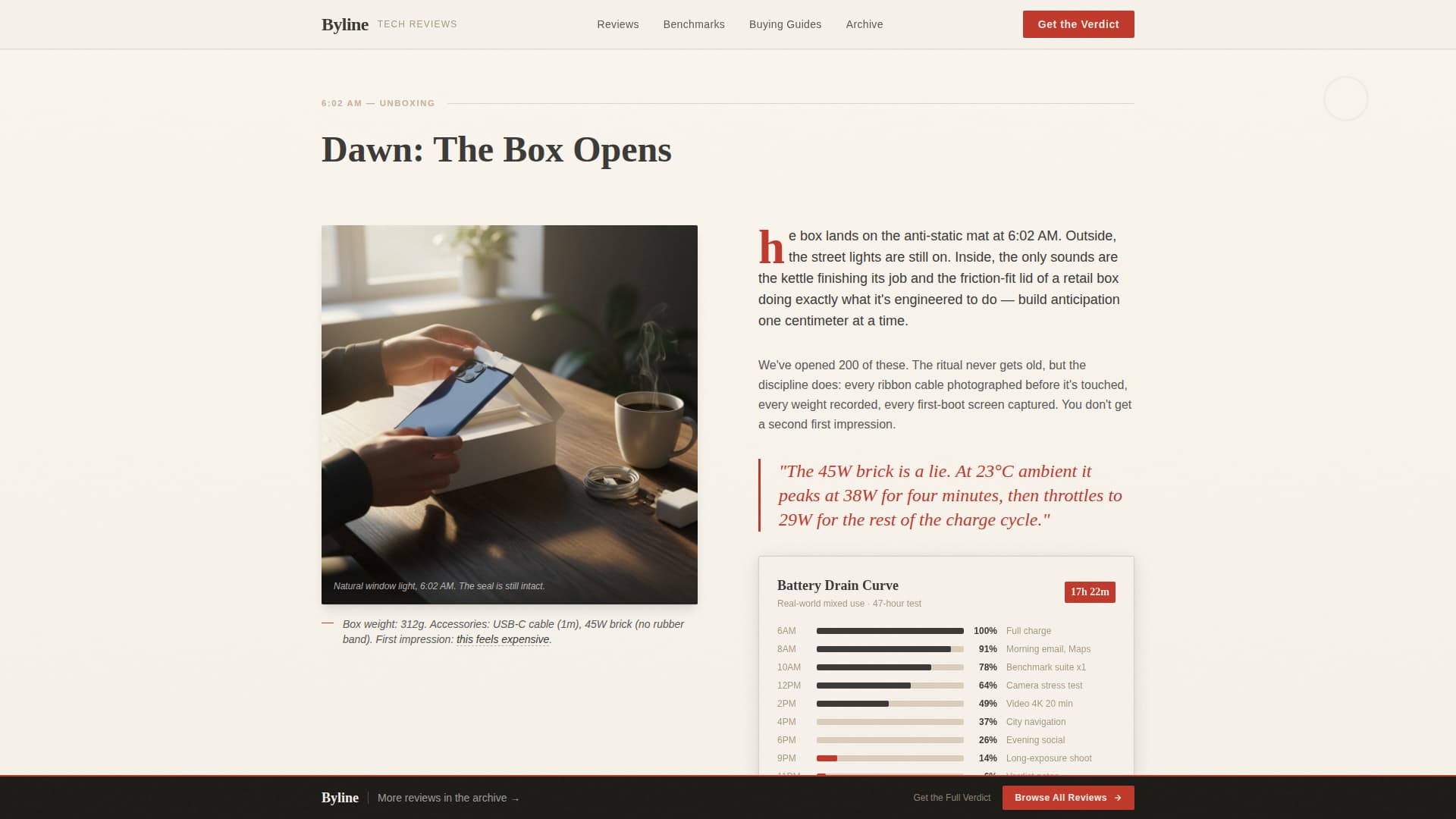 Tech & Gadget Blog Reviews Website Template