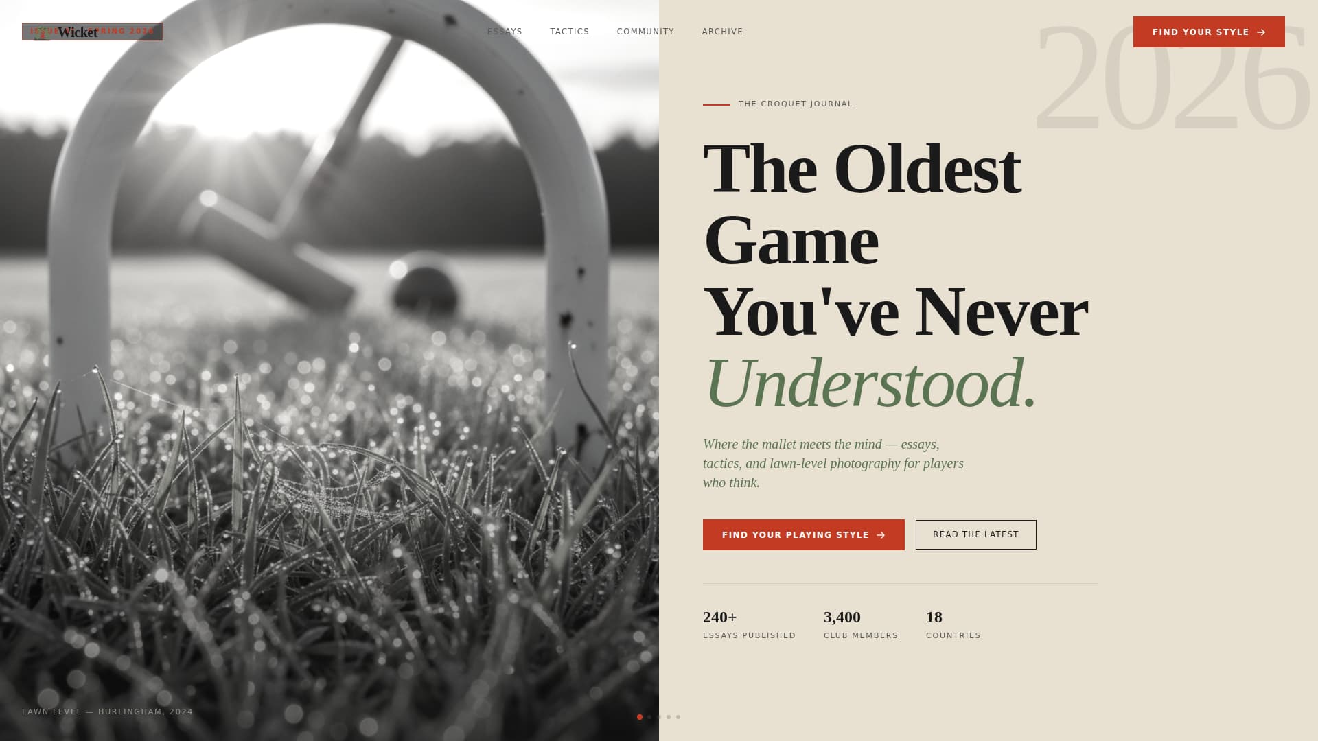 Hobby & Passion Content Blog Website Template