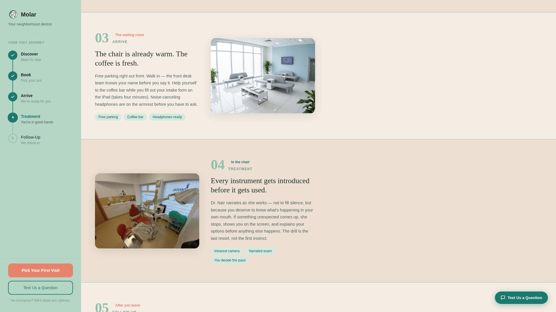 Smile — Verified Dental Care Landing Page Template