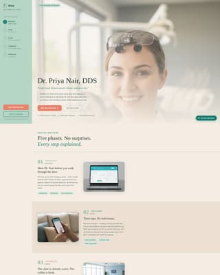 Smile — Verified Dental Care Landing Page Template