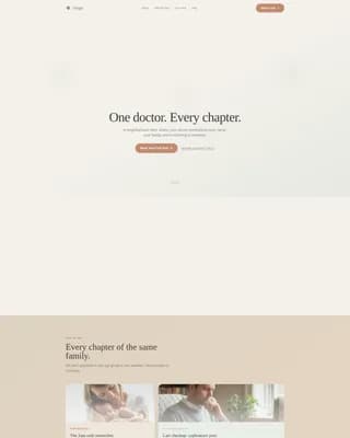 General Practice & Family Medicine New Patient Website Template