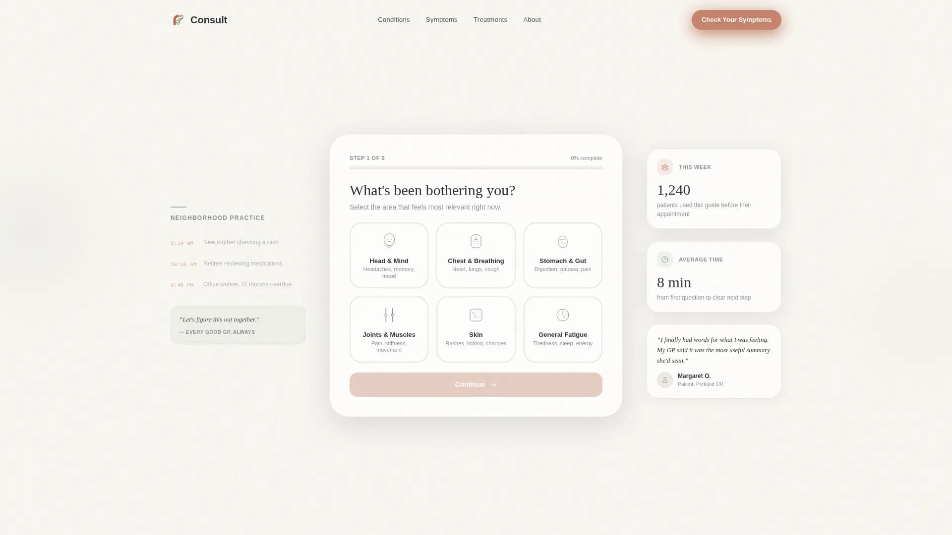 Compass - General Practice Landing page Template