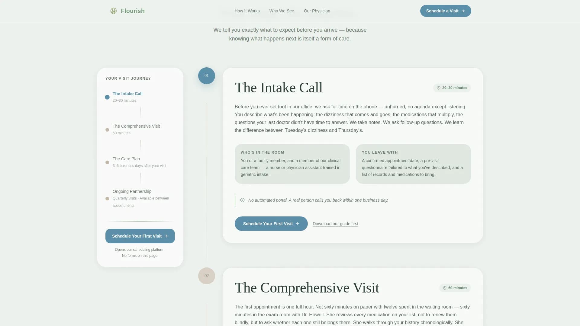 Geriatric Medicine Practice Website Template for Older Adults