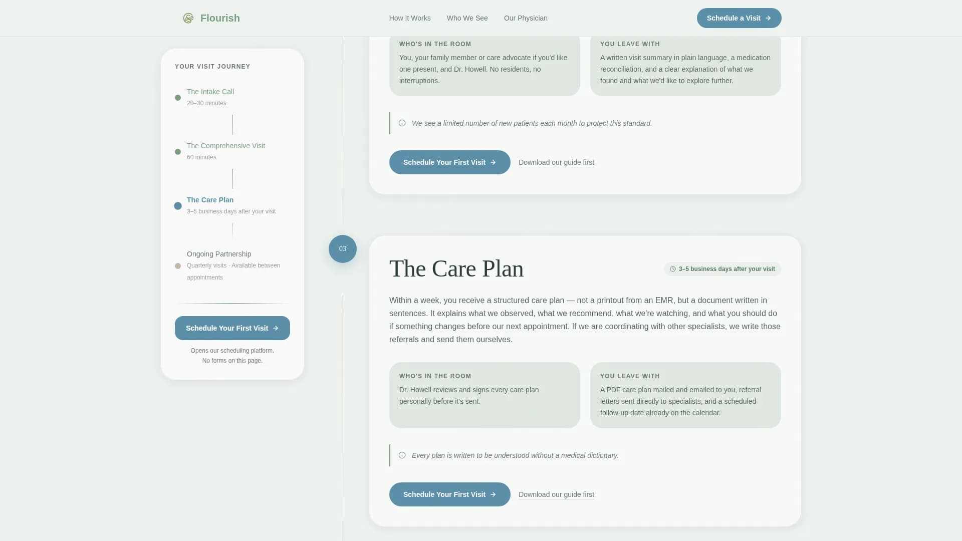 Geriatric Medicine Practice Website Template for Older Adults