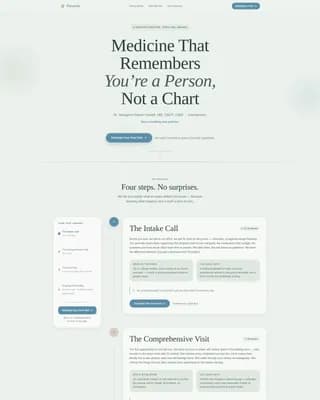 Geriatric Medicine Practice Website Template for Older Adults