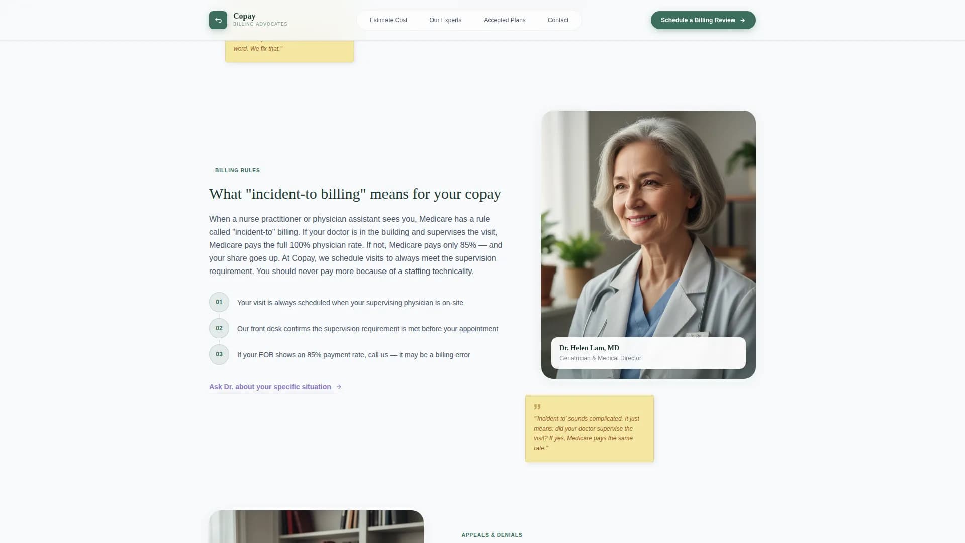 Navigate - Billing Services Landing Page Template