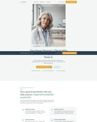 Compass - Geriatric Clinic Landing Page Template