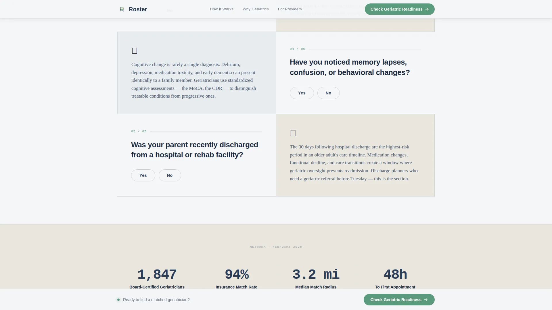 Roster - Provider Directory Landing Page Template
