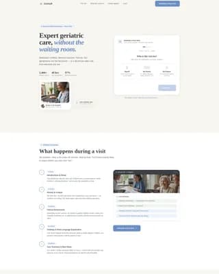 Compass - Virtual Consultation Landing Page Template