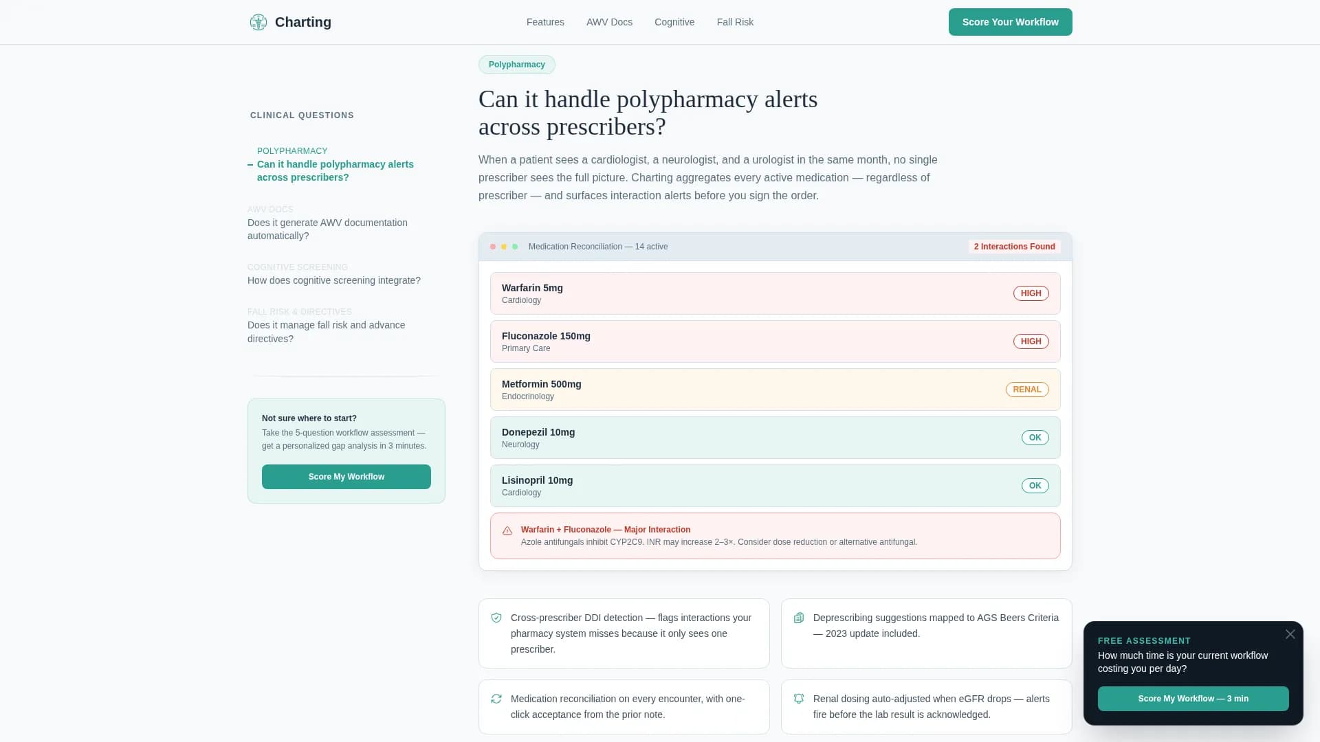 Geriatric - Conversion EMR Landing page Template