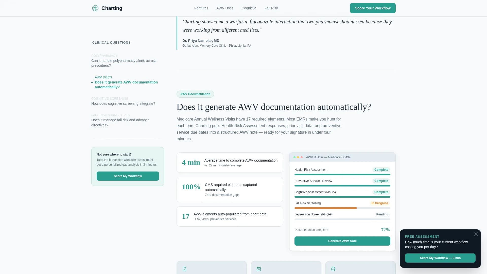 Geriatric - Conversion EMR Landing page Template
