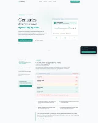 Geriatric - Conversion EMR Landing page Template