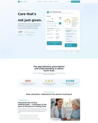 Vitals - Patient Education Landing Page Template