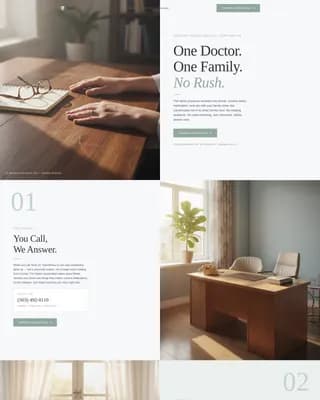 Tend - Private Practice Landing Page Template