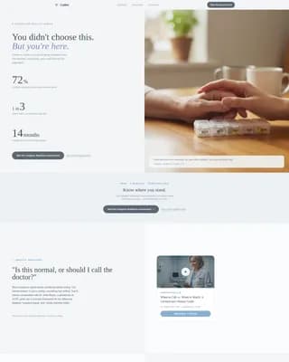 Gather - Support Community Landing Page Template