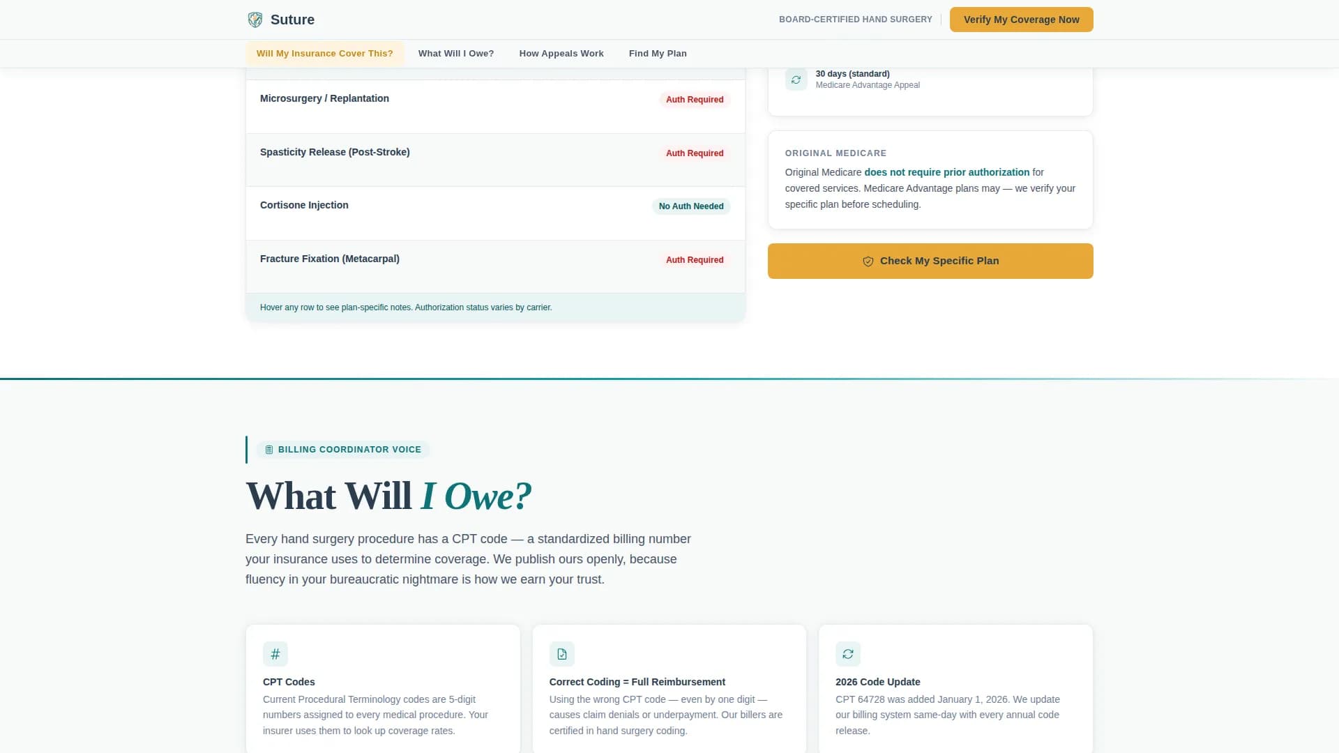 Suture - Insurance Services Landing Page Template