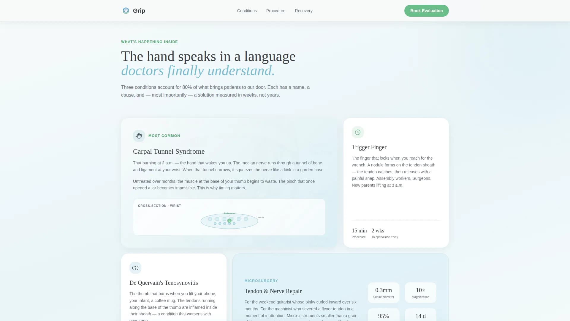 Suture - New Patient Landing Page Template