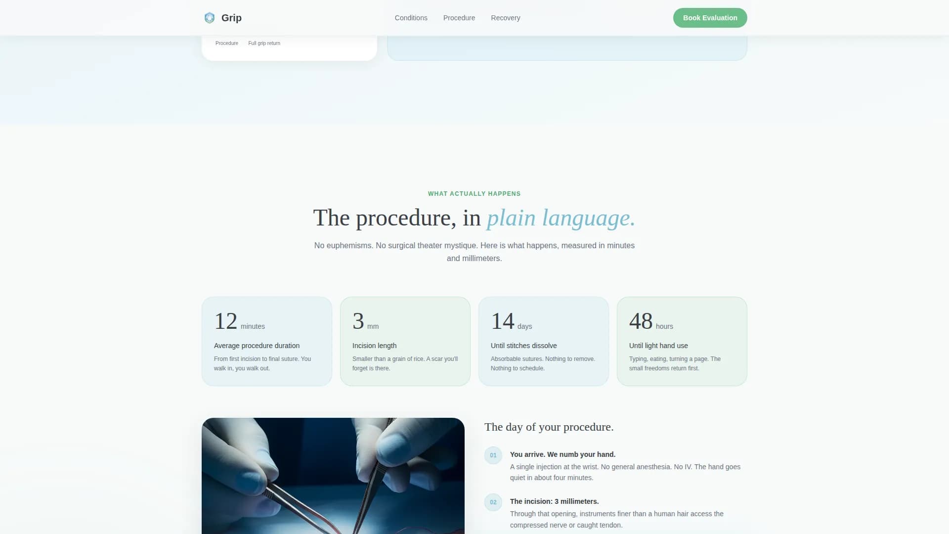 Suture - New Patient Landing Page Template