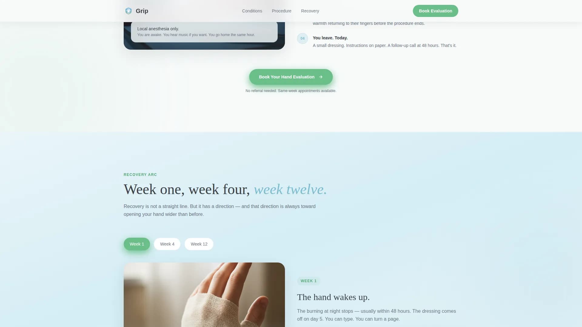 Suture - New Patient Landing Page Template