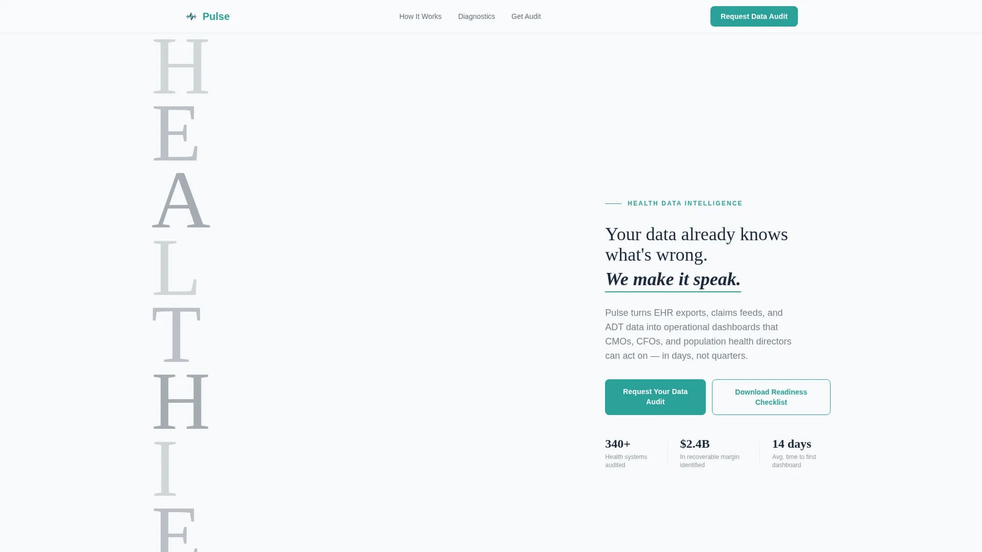 Pulse - Analytics Platform Landing Page Template