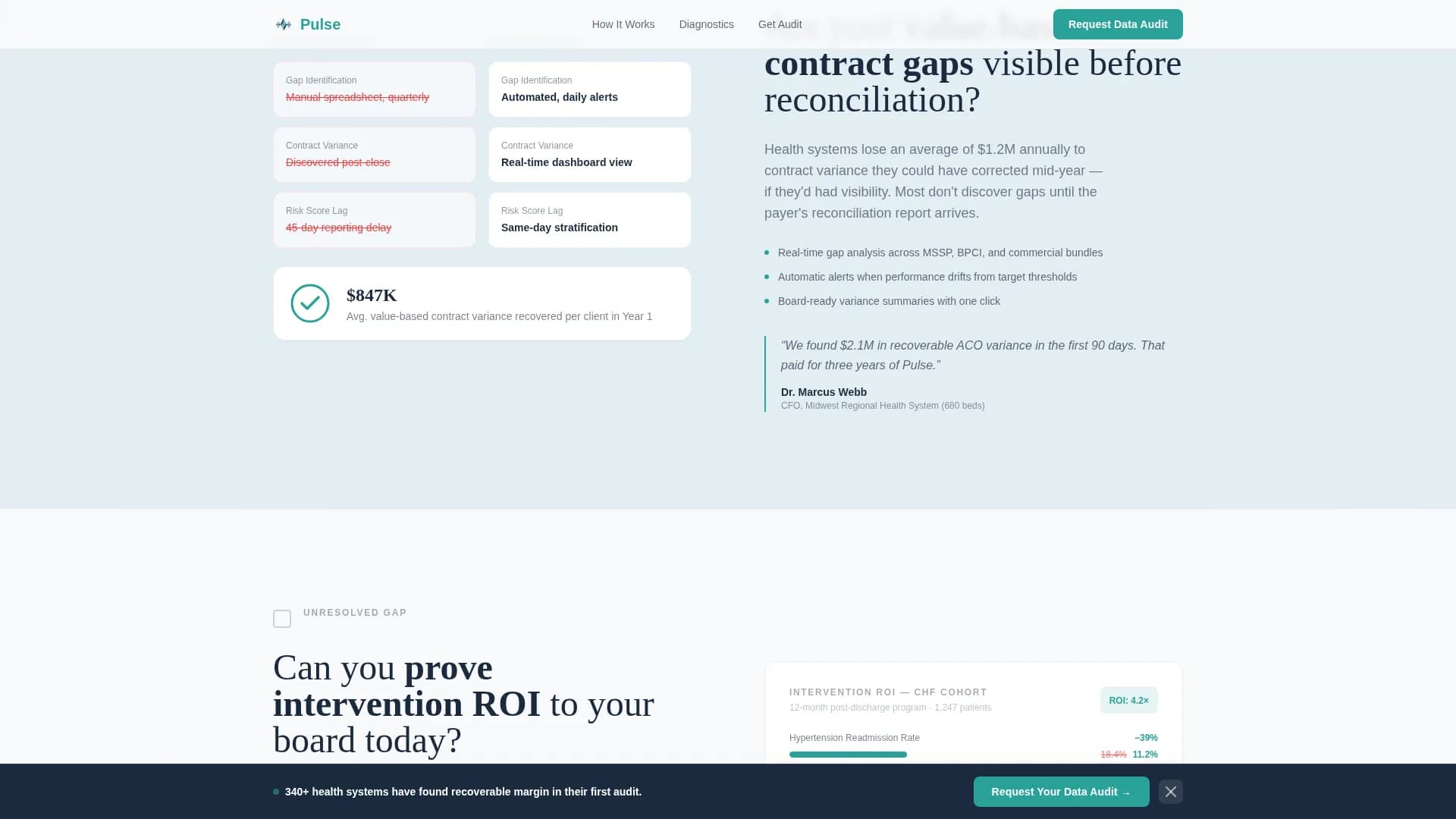 Pulse - Analytics Platform Landing Page Template
