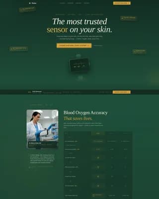Pulse - Biosensor Device Landing Page Template