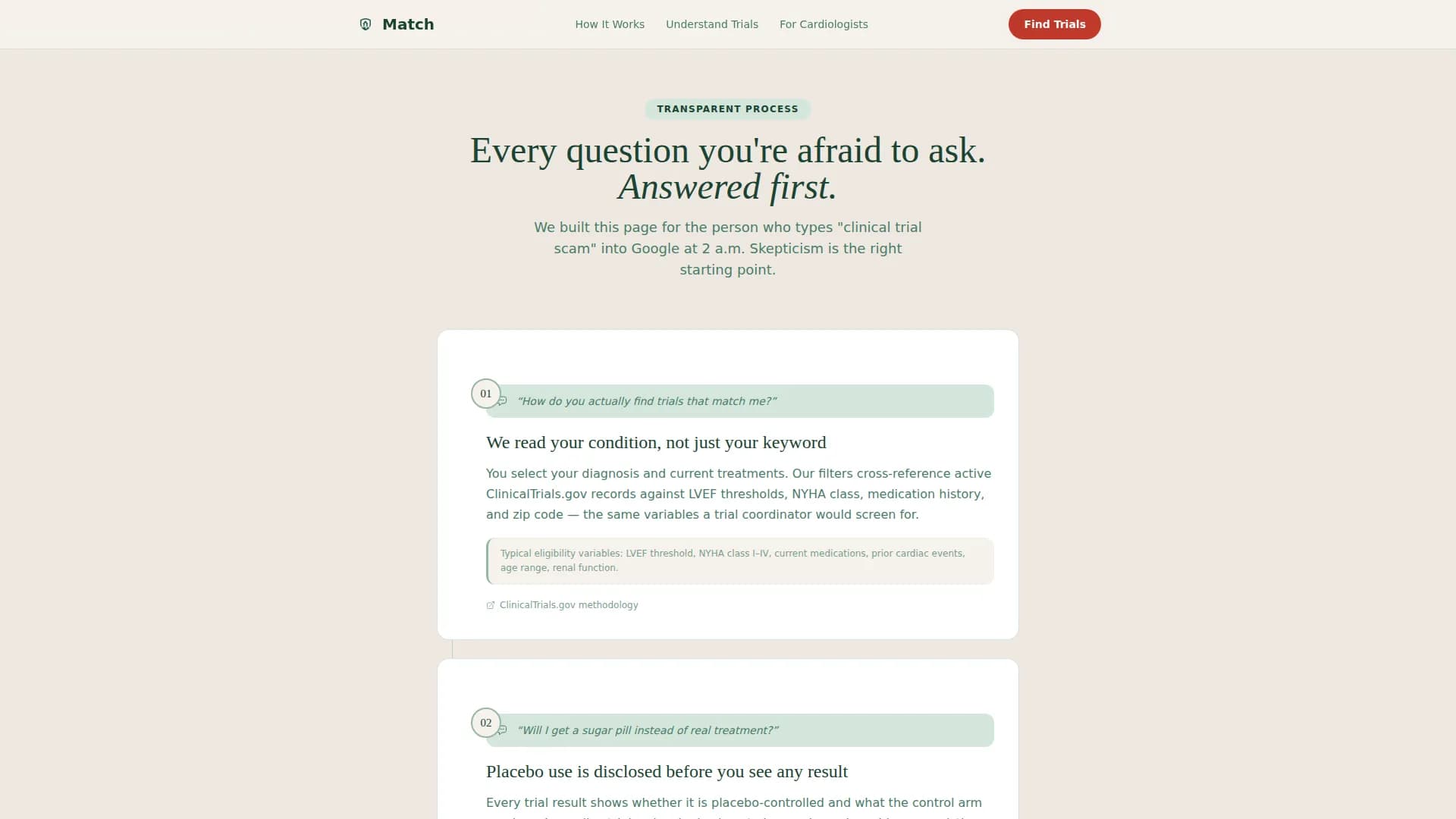 Pulse - Clinical Trials Landing Page Template