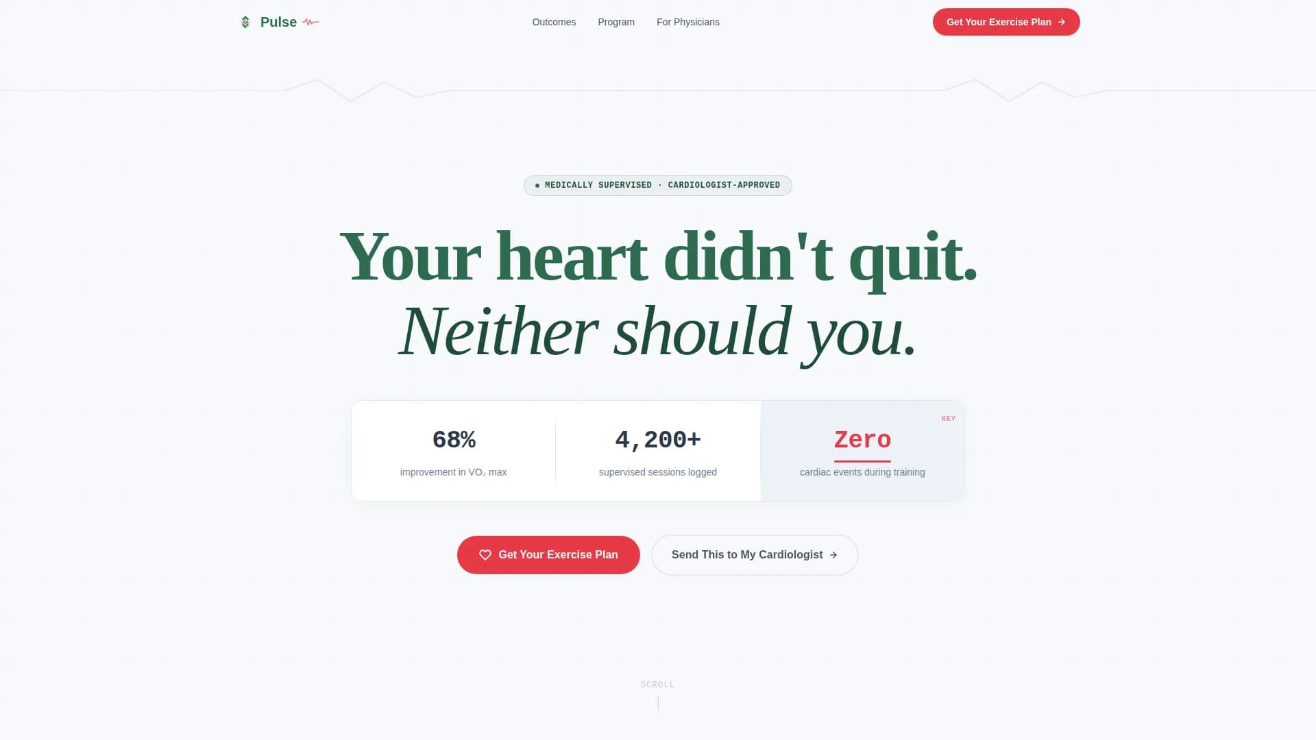 Pulse — Effective Fitness Coaching Landing Page Template