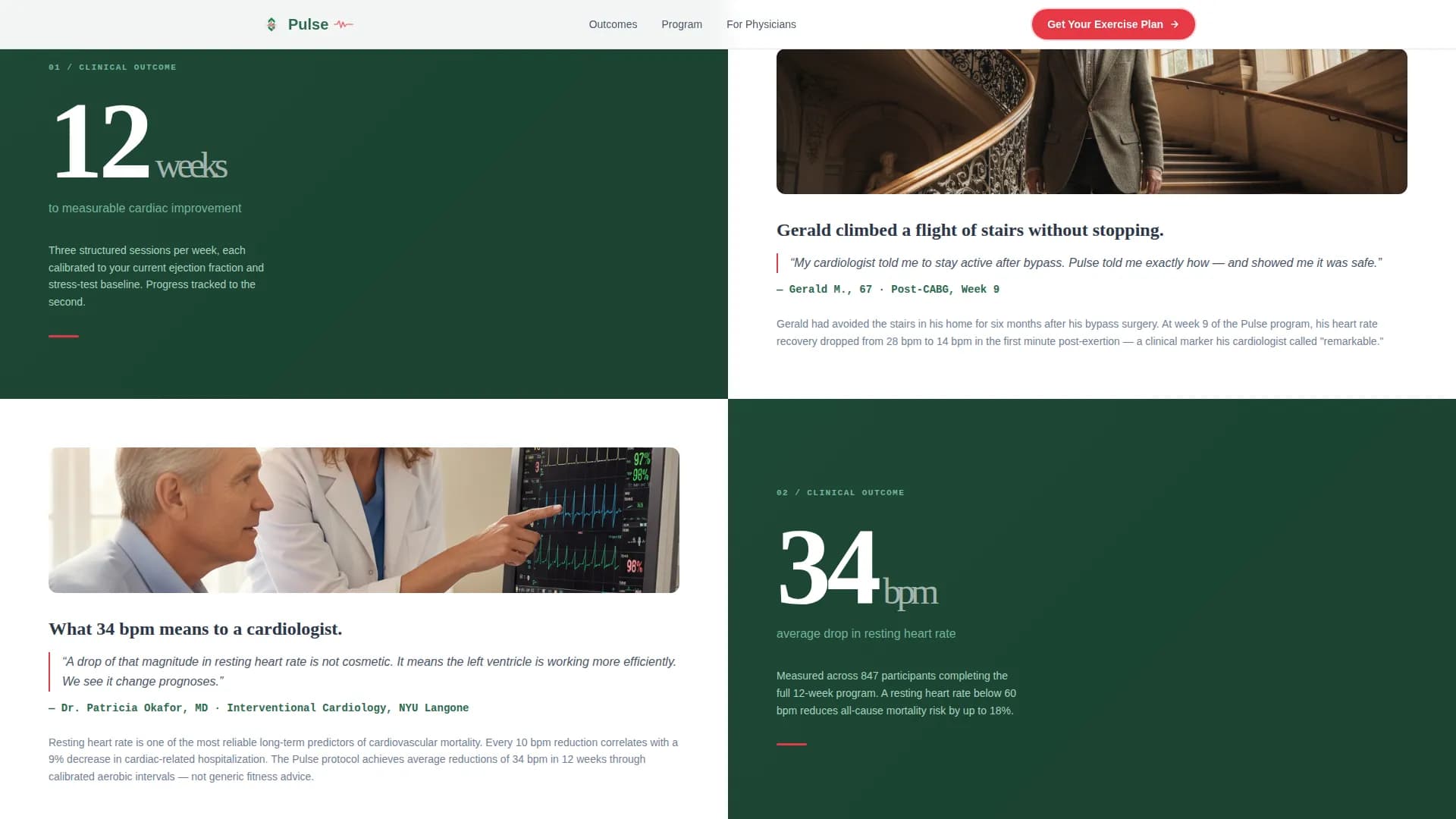 Pulse — Effective Fitness Coaching Landing Page Template