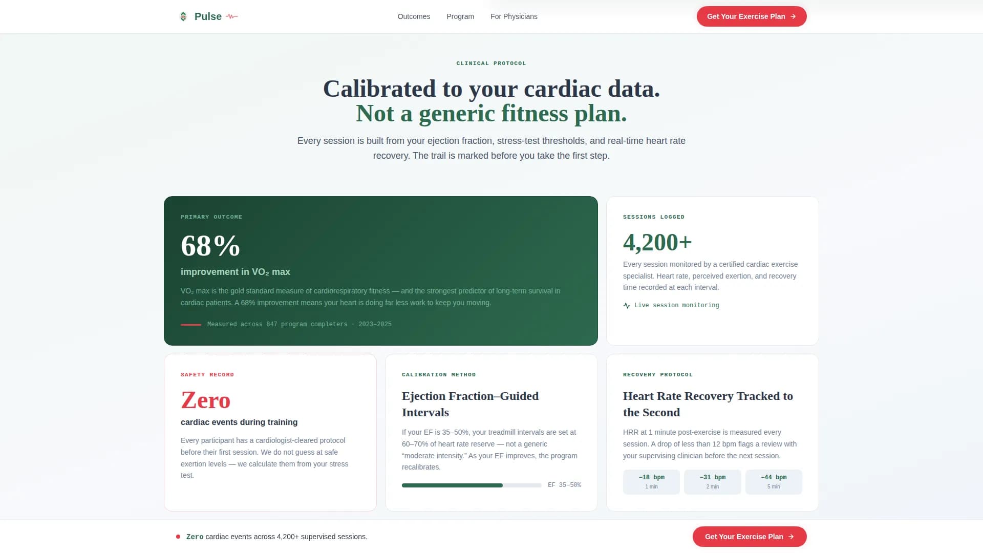 Pulse — Effective Fitness Coaching Landing Page Template