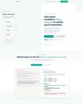 Pulse - Trust Cardiology Landing page Template