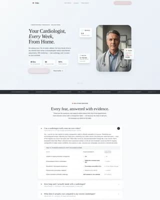 Pulse - Telehealth Services Landing Page Template