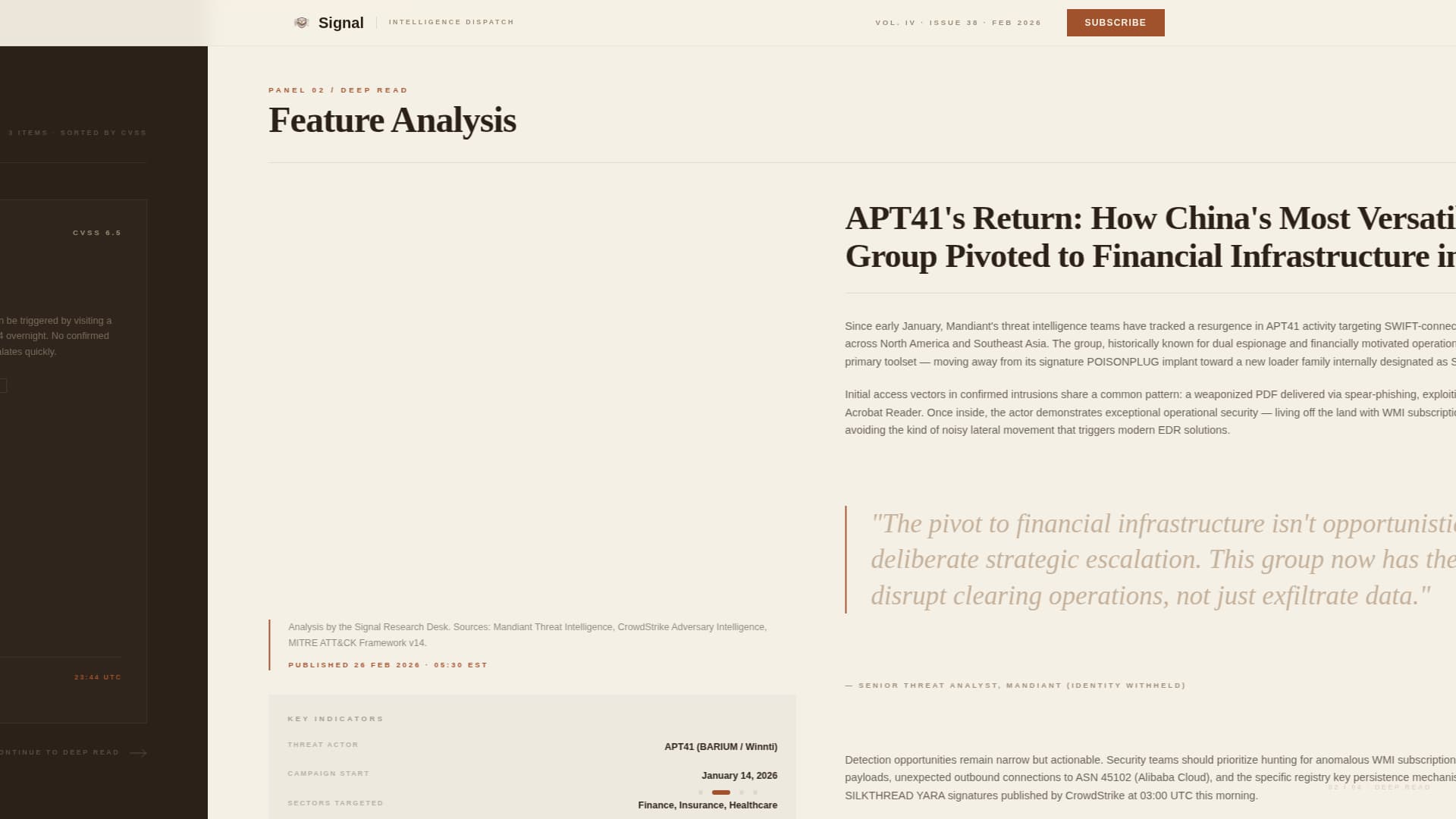 Cybersecurity Newsletter Professional Website Template