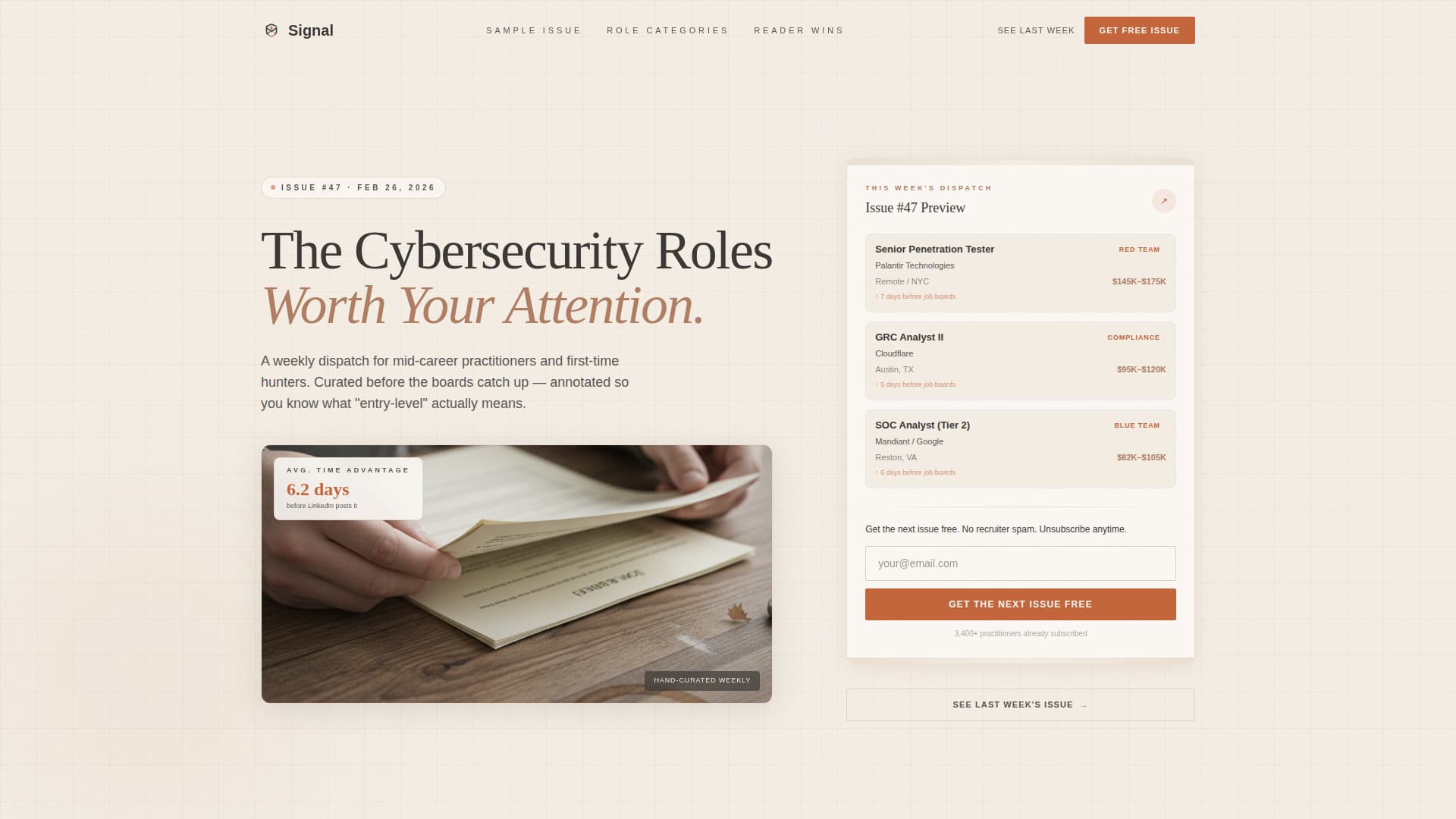 Cybersecurity Newsletter Specialist Professional Website Template