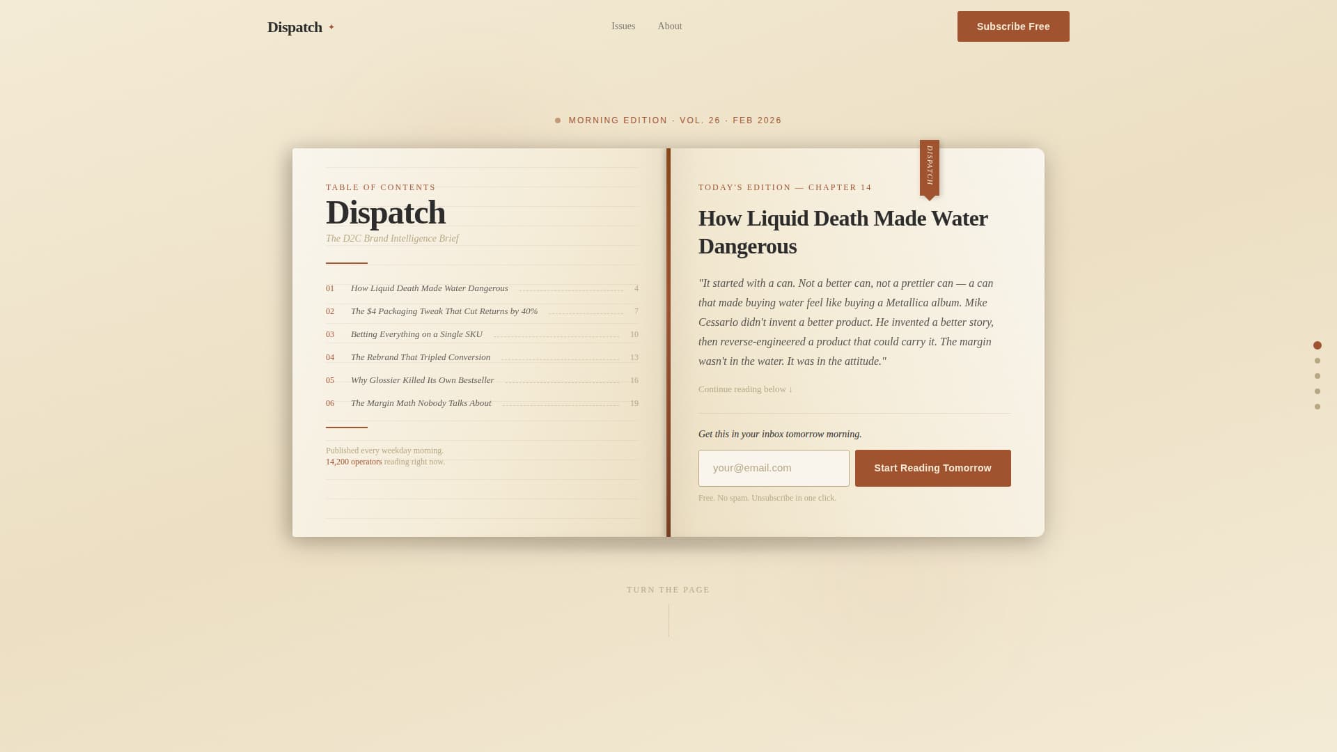 D2C & Brand Newsletter Booking Website Template