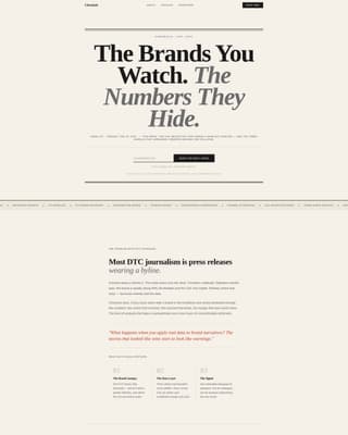 Chronicle - Authoritative D2C Landing Page Template