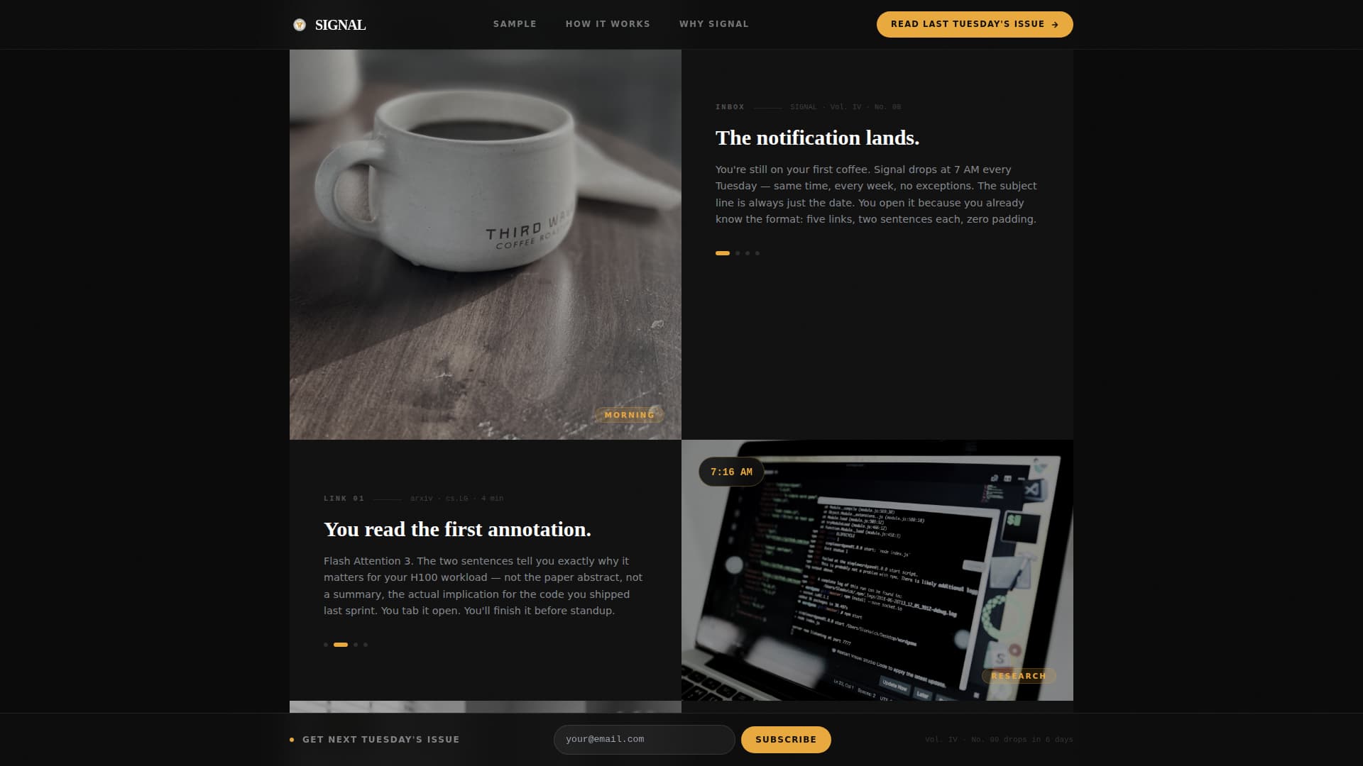 Signal — Proven Data Analytics Landing Page Template