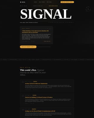 Signal — Proven Data Analytics Landing Page Template