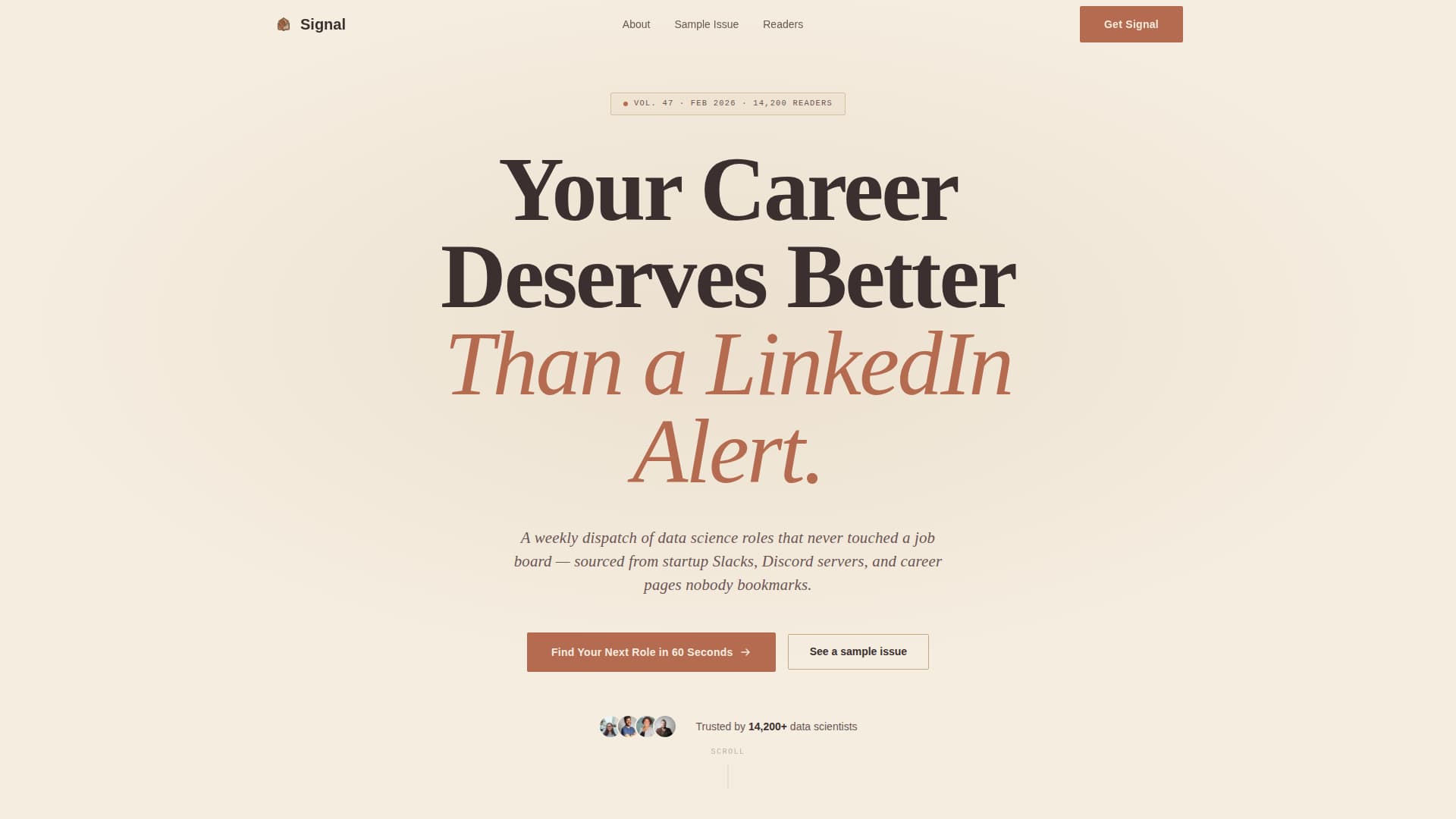 Data Science Newsletter Careers Website Template