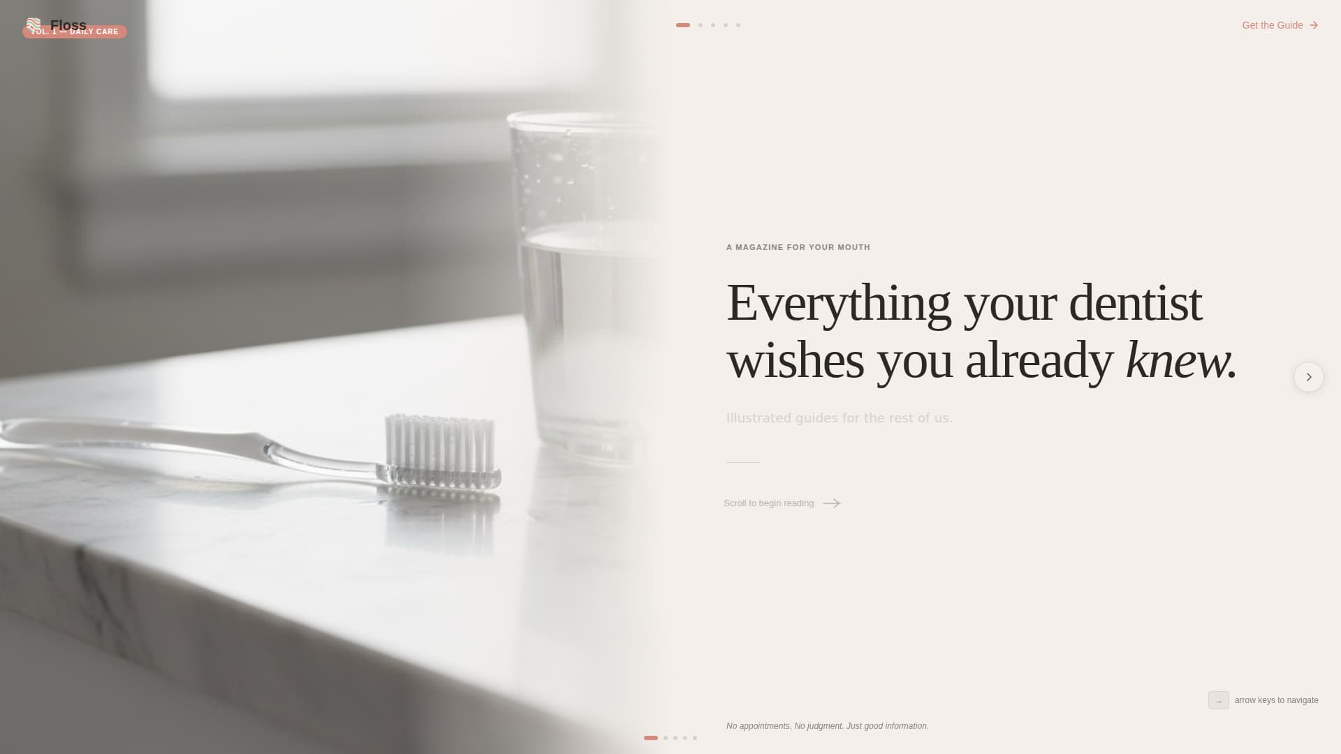 Dental Blog & Media Booking Website Template