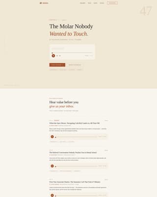 Airtime - Compelling Dentalpodcast Landing Page Template