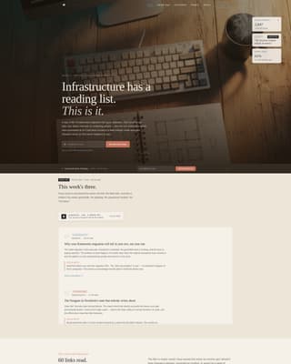 Dispatch - Curated DevOps Landing Page Template