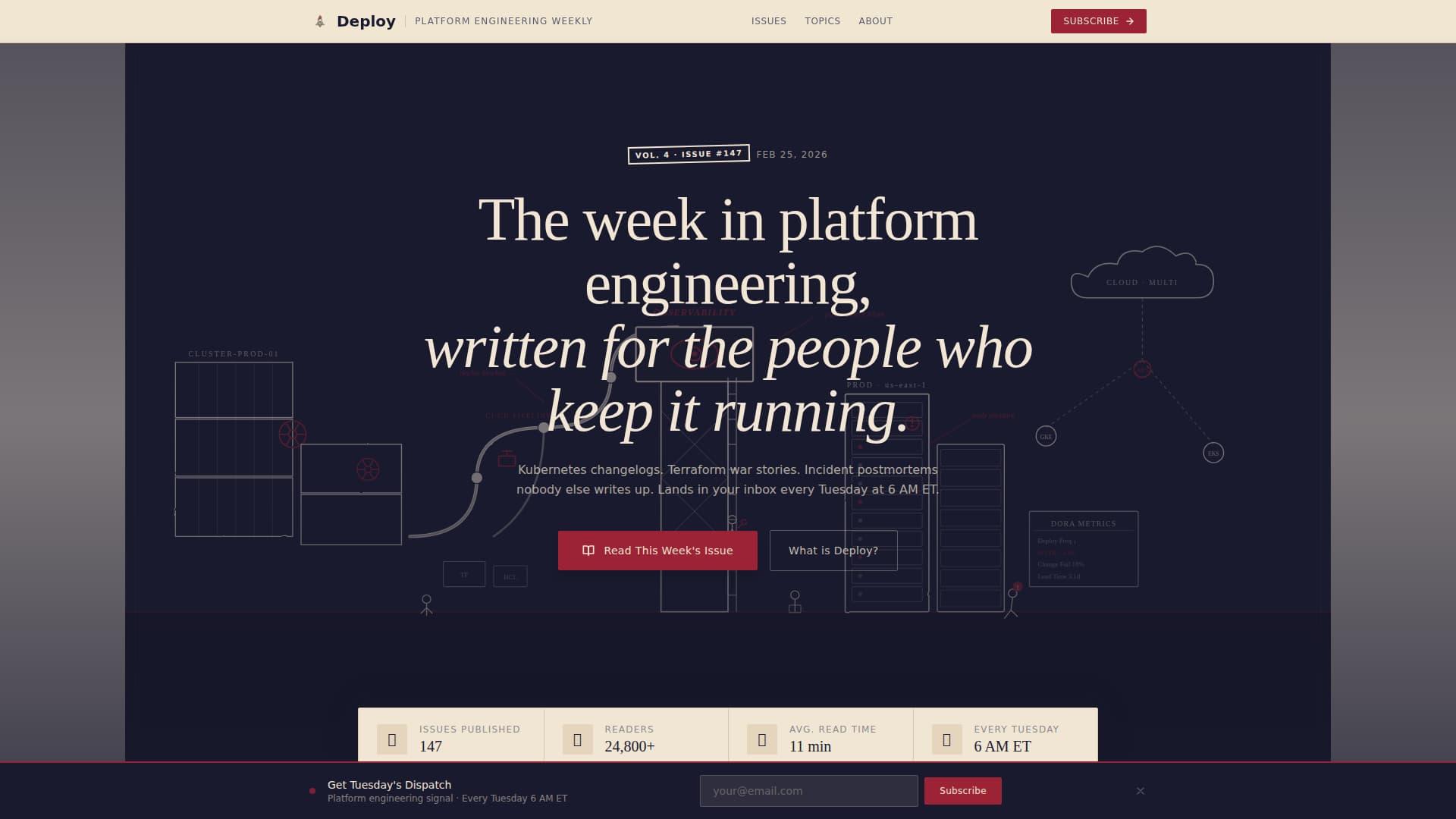 Deploy - Authoritative DevOps Landing Page Template